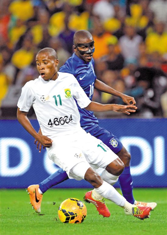 南非队在友谊赛中与对手战平，实力对等