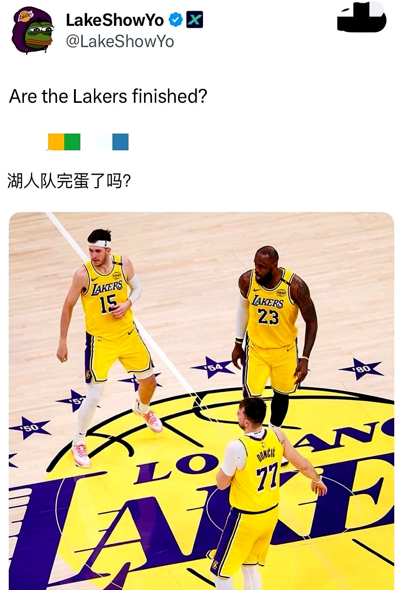 NBA季后赛强强对话，湖人队逆转优势获胜