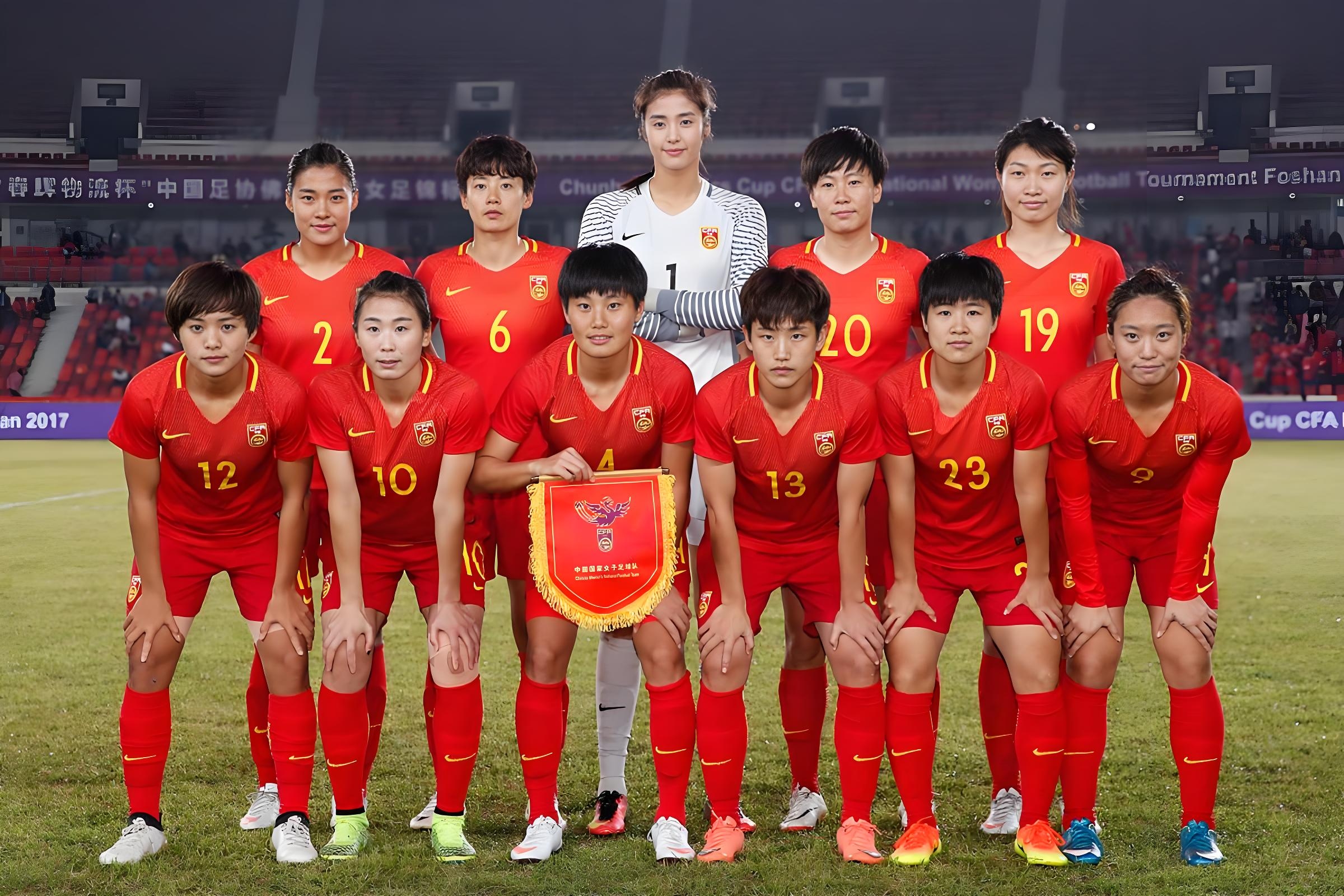 中国女足在比赛中力克实力强劲的对手